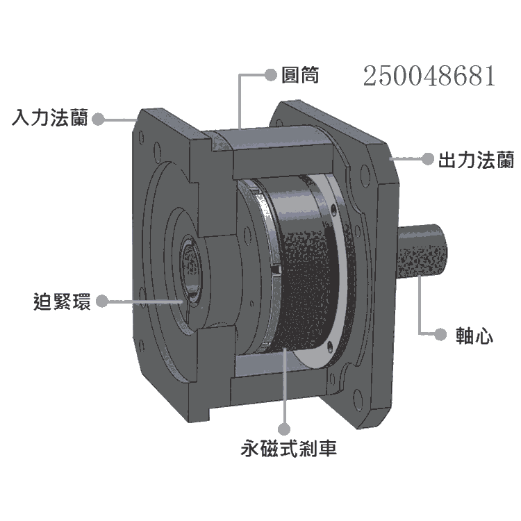 永磁式剎車組合體，永磁制動器組合體